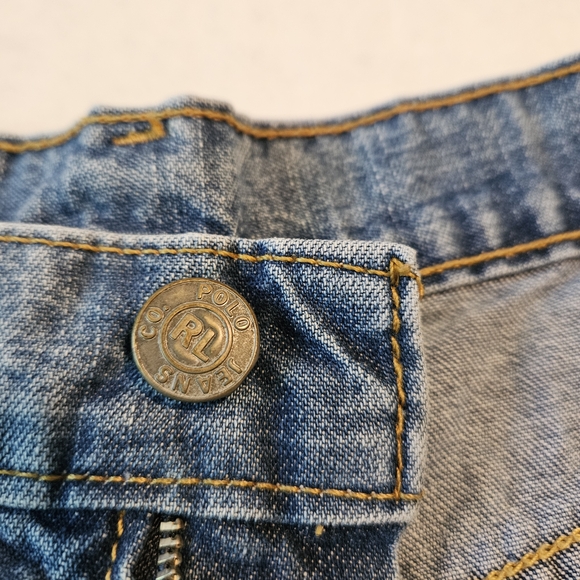 Vintage Ralph Lauren Polo Jean Co 5" Saturday Short Denim Women's Jean Shorts 10 - Picture 8 of 14